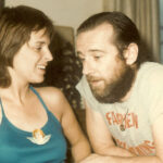 George and Brenda Carlin at home in the 1970's